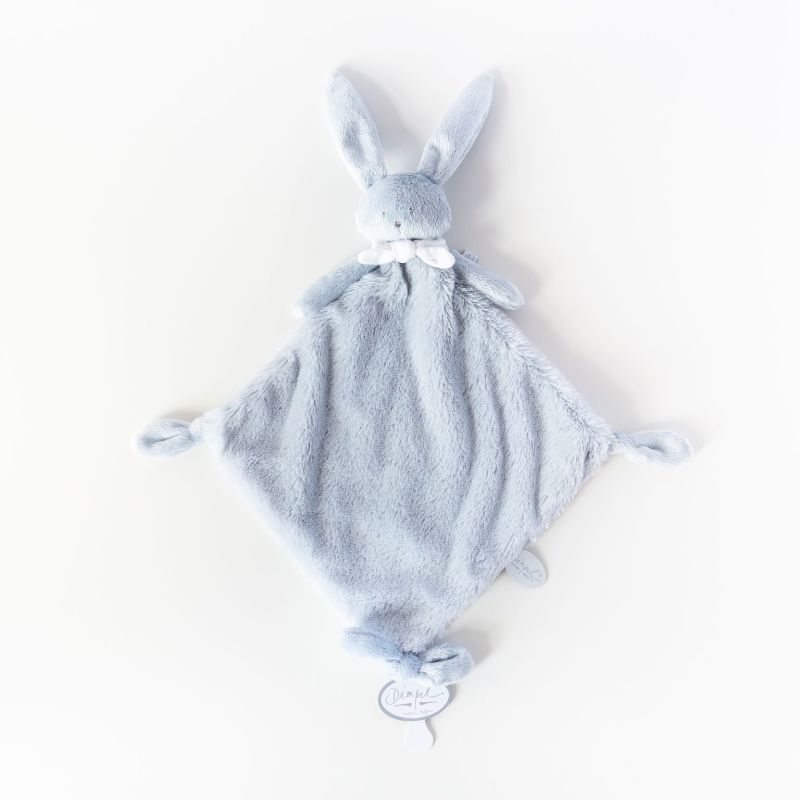  - ella lapin - grand plat bleu 35 cm 